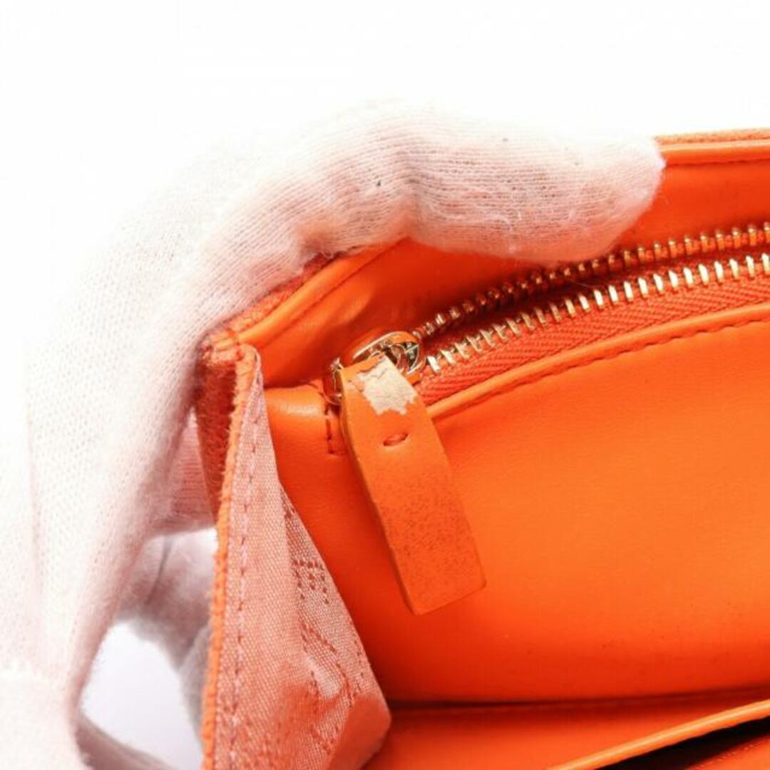 Stella McCartney(ステラマッカートニー)のファラベラ シャギー ディア フラップ ウォレット 二つ折り長財布 フェイクレザー オレンジ レディースのファッション小物(財布)の商品写真