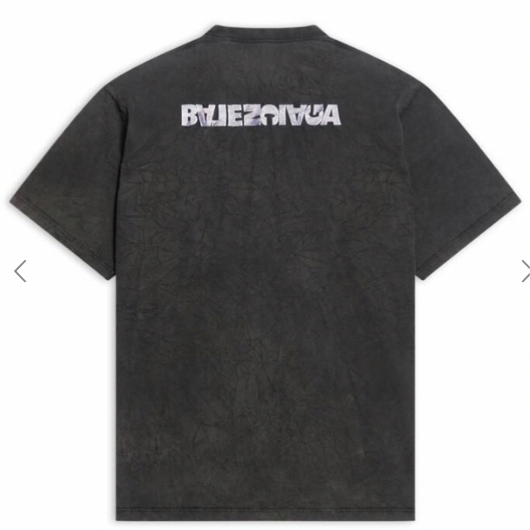 BALENCIAGA 22SS ターンロゴワイドフィットTシャツ XS