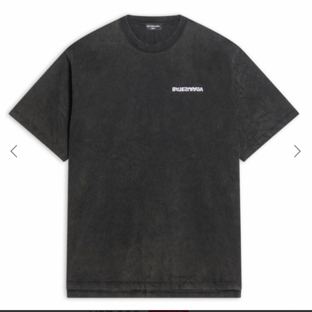 BALENCIAGA 22SS ターンロゴワイドフィットTシャツ XS