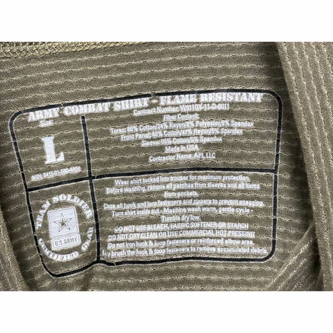MILITARY(ミリタリー)の良品 アメリカ軍 米国陸軍 US ARMY 放出品実物 払い下げ タクティカル  メンズのトップス(Tシャツ/カットソー(七分/長袖))の商品写真