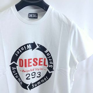 新品 L ディーゼル Diesel グラフィック Tシャツ カットソー C1 黒
