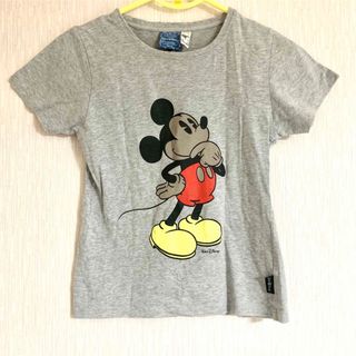 ディズニー(Disney)の匿名配送　Mickey オールドミッキー　綿Tシャツ　レディース(Tシャツ(半袖/袖なし))