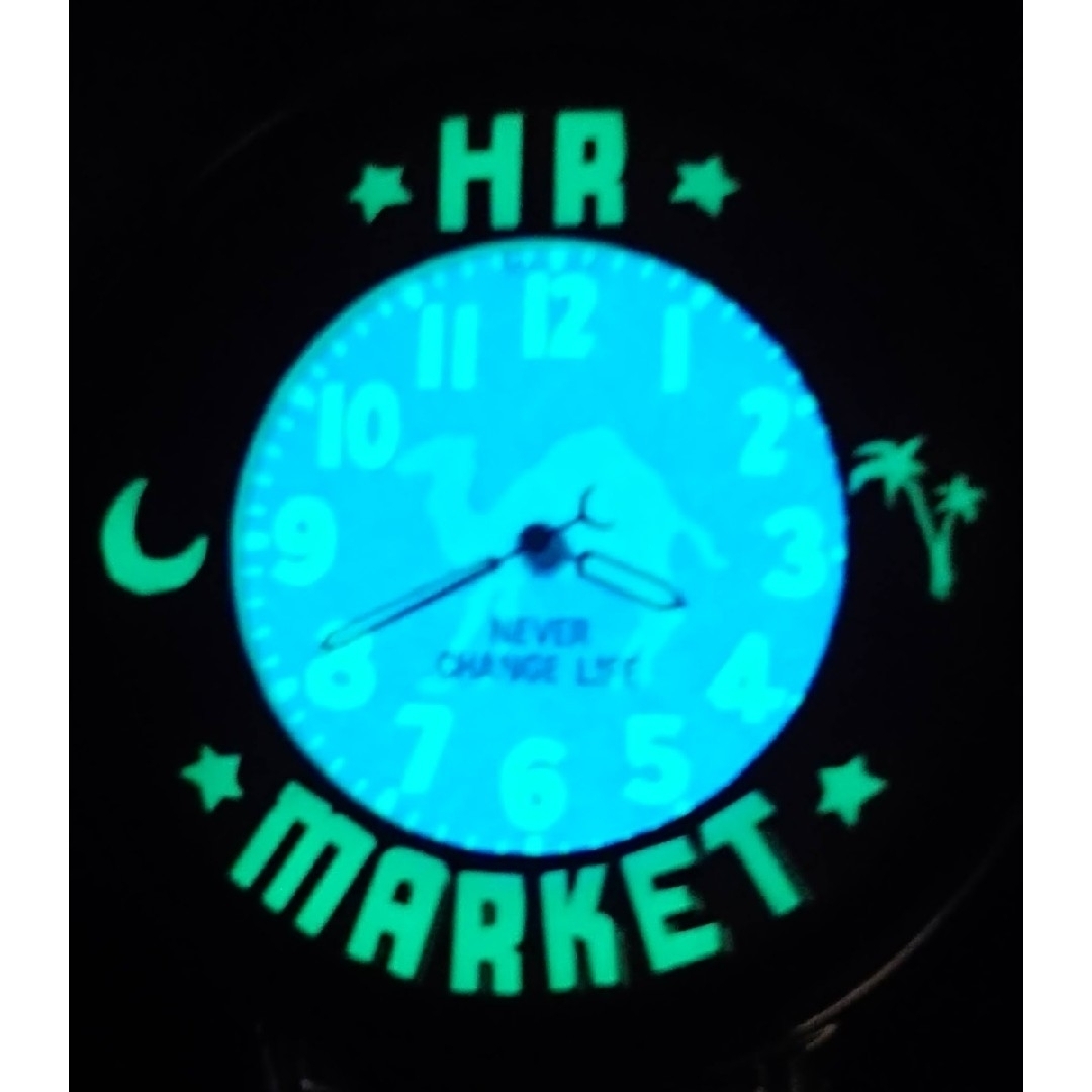 HOLLYWOOD RANCH MARKET(ハリウッドランチマーケット)の★美品★６代目★ネオンウォッチ★赤★RED★ハリウッドランチマーケット★時計★ メンズの時計(腕時計(アナログ))の商品写真