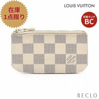 ルイヴィトン(LOUIS VUITTON)のポシェット クレ ダミエアズール コインケース PVC ホワイト(財布)