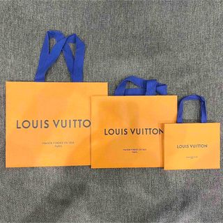 ルイヴィトン(LOUIS VUITTON)のルイヴィトンLOUIS VUITTONブランドショップ袋3点セット(ショップ袋)