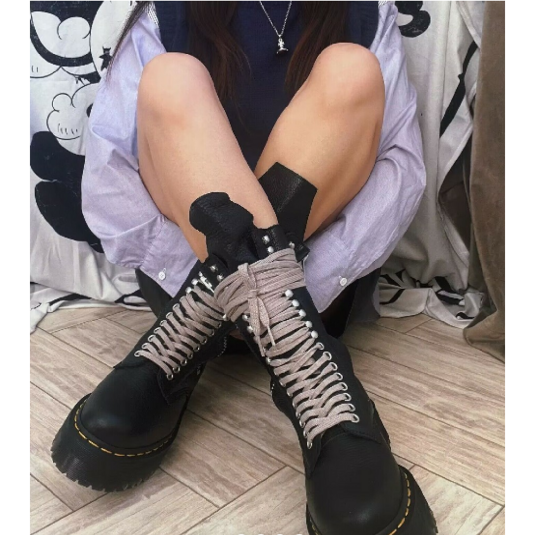 Rick Owens × Dr.Martens レースアップレザーブーツUK8-