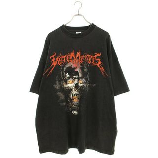 新品 《VETEMENTS》ヴェトモン HEAVYMETALロゴTシャツ 黒 M - www