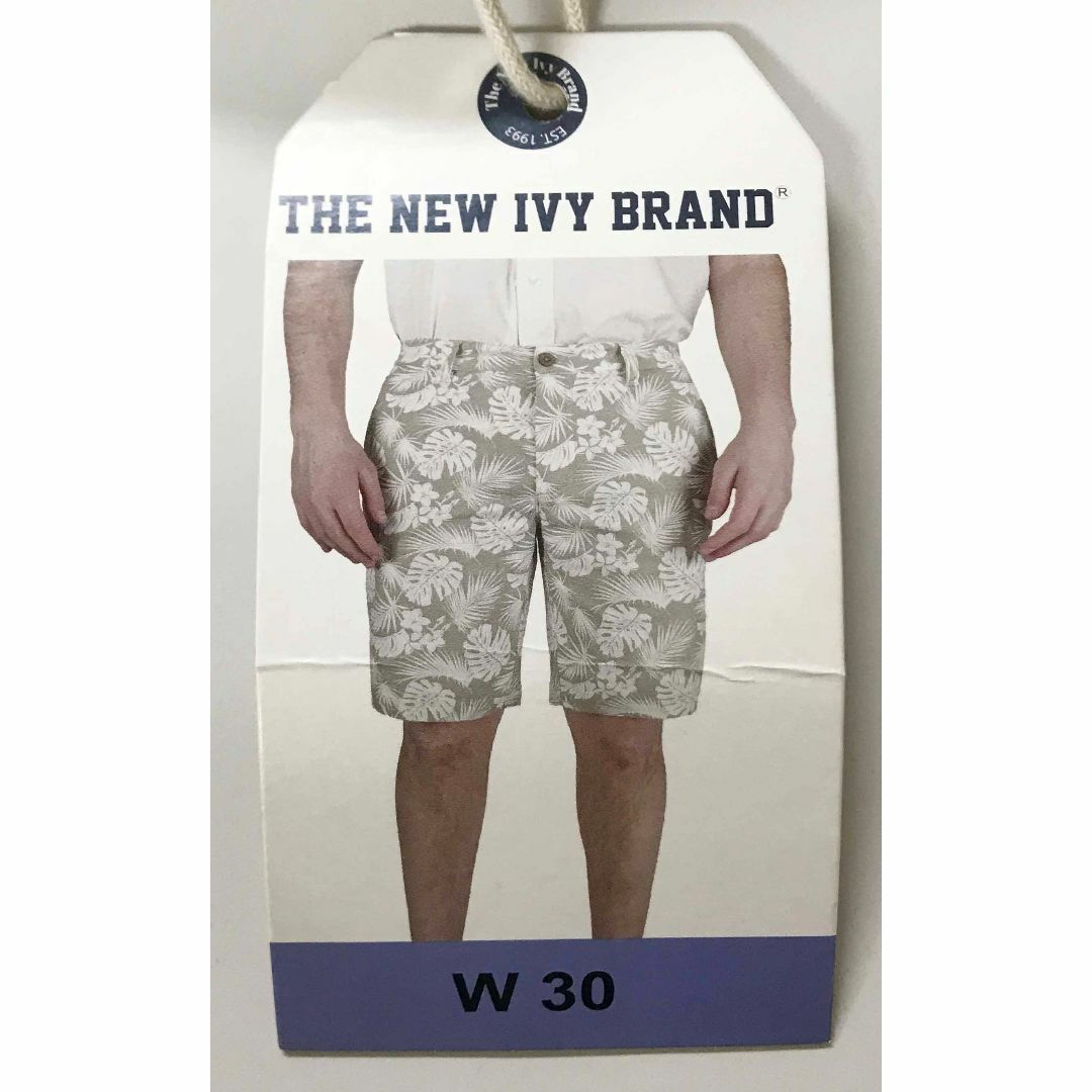 コストコ(コストコ)の新品 30 ★ THE NEW IVY メンズ ハーフパンツ プルメリア 花柄 メンズのパンツ(ショートパンツ)の商品写真