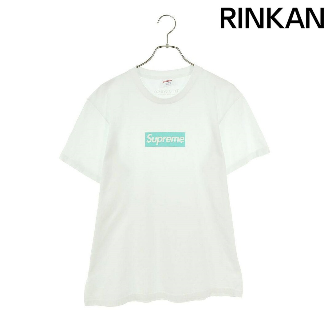 シュプリーム ×ティファニー TIFFANY&Co.  21AW  Box Logo Tee ボックスロゴTシャツ  メンズ M