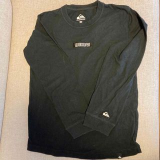 クイックシルバー(QUIKSILVER)のクイックシルバーQuiksilver140センチロンT 黒(Tシャツ/カットソー)