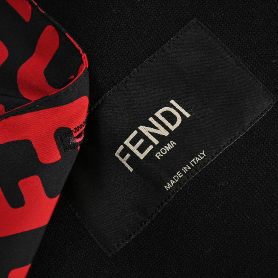 FENDI(フェンディ)のFENDI 2way ズッカ柄 ライナー付き コットンジャージー ジャケット メンズのジャケット/アウター(テーラードジャケット)の商品写真