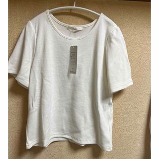 新品未使用　白tシャツ(Tシャツ/カットソー(半袖/袖なし))