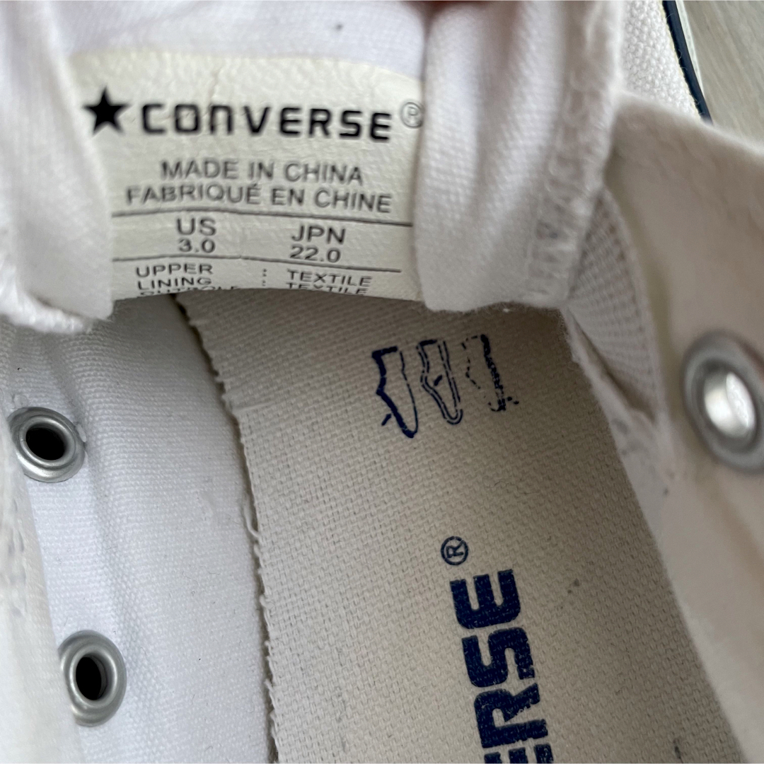 CONVERSE(コンバース)のコンバース 紐なしスニーカー スリッポン 22.0 レディースの靴/シューズ(スニーカー)の商品写真