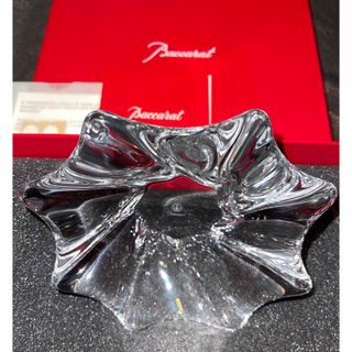 バカラ(Baccarat)のバカラ　新品未使用　キャディックス トレー　小物trayオブジェ　飾り皿　純正箱(小物入れ)