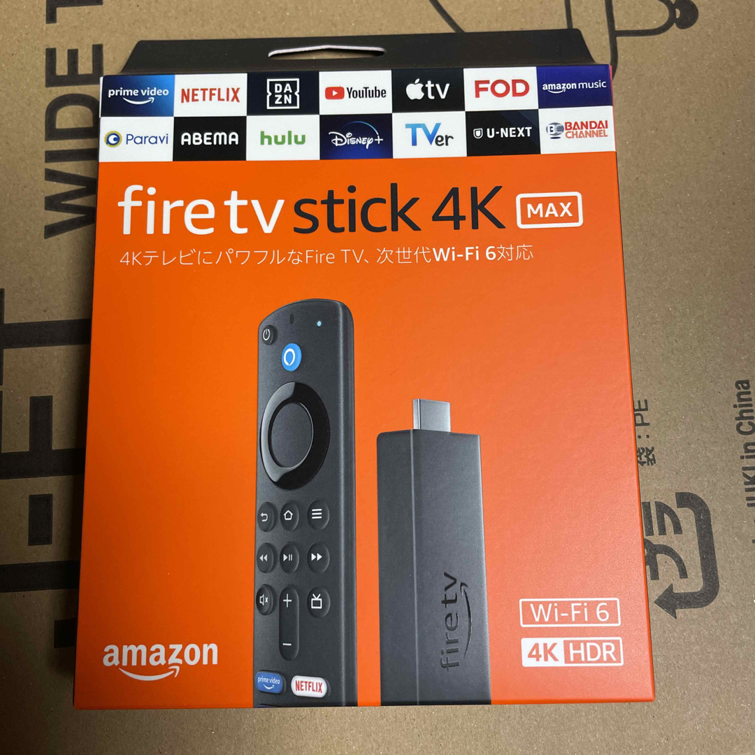 Amazon(アマゾン)の【新品未開封】fire TV stick 4K amazon スマホ/家電/カメラのテレビ/映像機器(その他)の商品写真