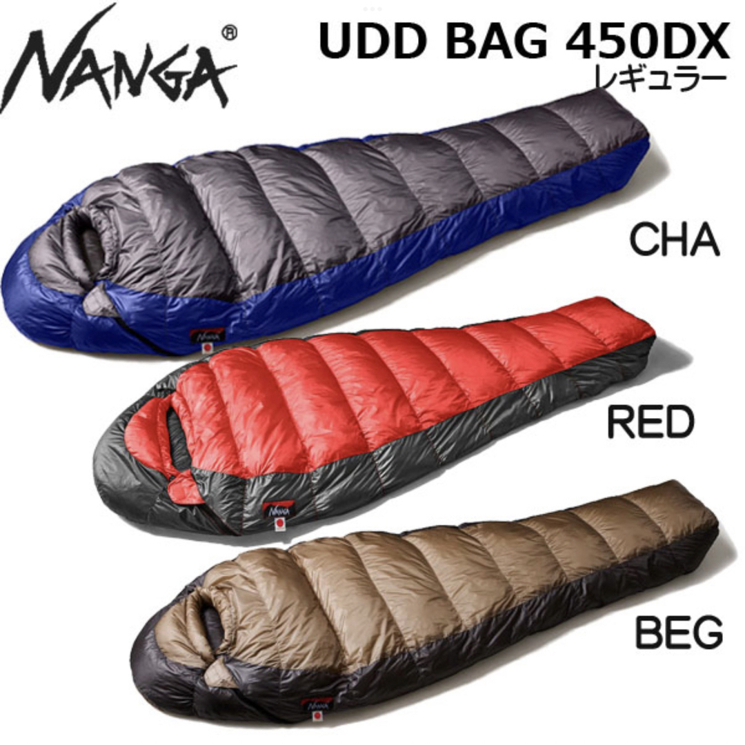ナンガ シュラフ 寝袋 UDD BAG 450DXレギュラー カラー:CHA