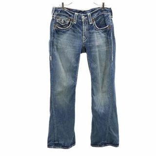 トゥルーレリジョン(True Religion)のトゥルーレリジョン USA製 ブーツカット デニムパンツ w32 TRUE RELIGION ジーンズ ジーパン メンズ 【中古】  【230629】(ワークパンツ/カーゴパンツ)