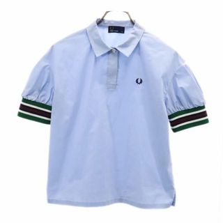 FRED PERRY - フレッドペリー ボリュームリブ袖 半袖 シャツ 8 ブルー ...