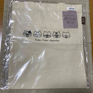 ♦︎ふくふくにゃんこ　非売品【めがねにゃんこ　トートバッグ】(キャラクターグッズ)