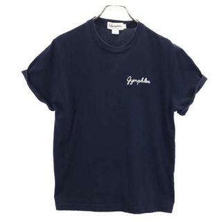 ジムフレックス(GYMPHLEX)のジムフレックス 半袖 Tシャツ 14 ネイビー系 GYMPHLEX ロゴ レディース 【中古】  【230629】 メール便可(Tシャツ(半袖/袖なし))