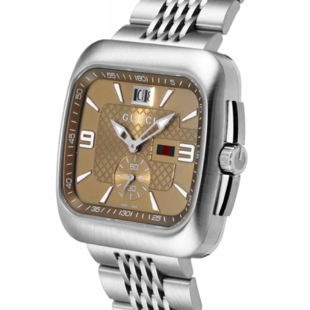 Gucci(グッチ)のグッチ GUCCI 腕時計 メンズ GUCCI Coupe グッチ クーペ YA131301 ブラウン メンズの時計(腕時計(アナログ))の商品写真