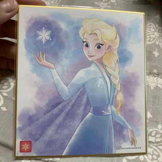 アナトユキノジョオウ(アナと雪の女王)のアナと雪の女王　エルサ　色紙(キャラクターグッズ)