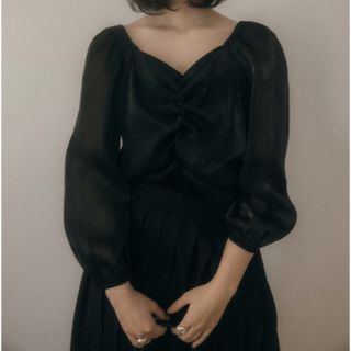 オオトロ(OHOTORO)のohotoro - sheer sela blouse -(シャツ/ブラウス(長袖/七分))