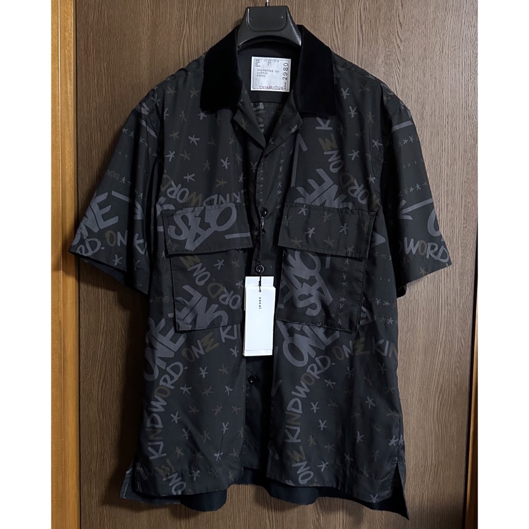 サイズ 3　SACAI 23SS ヘイズ Tシャツ 白　新品