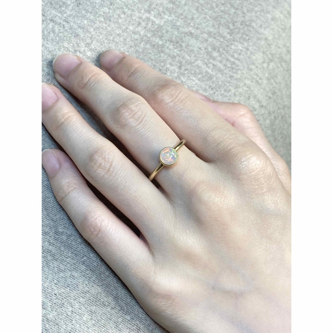 ✨ウォーターオパールリングK18YG | hartwellspremium.com