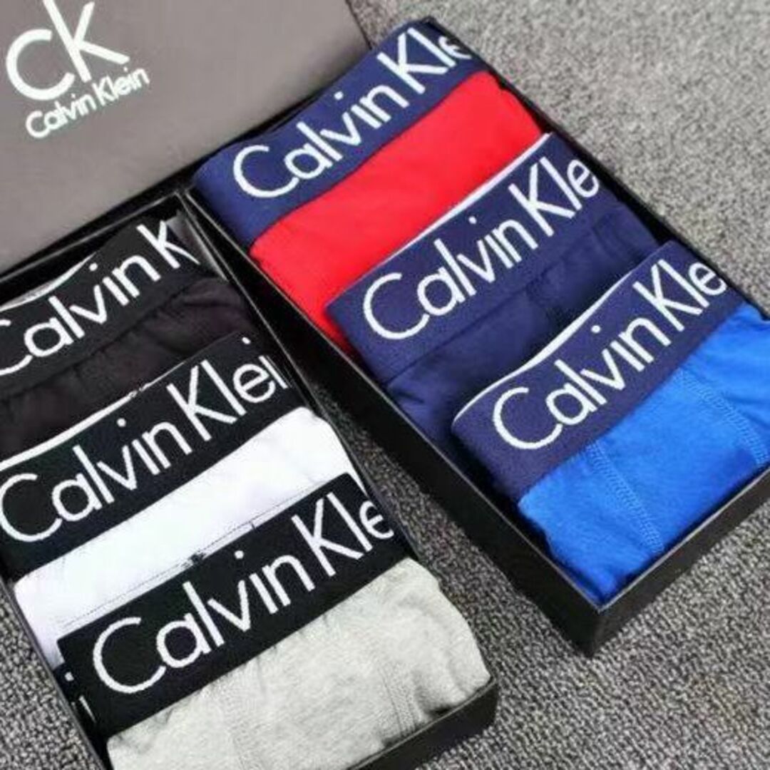 ck Calvin Klein(シーケーカルバンクライン)のカルバンクライン　ボクサーパンツセット　XL　6点6カラー メンズのアンダーウェア(ボクサーパンツ)の商品写真