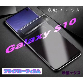 ギャラクシー(Galaxy)のGalaxy S10 プライバシーフィルム ギャラクシーS10 4大特典付き (保護フィルム)