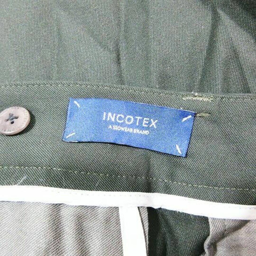 INCOTEX - インコテックス INCOTEX スラックス パンツ 2タック