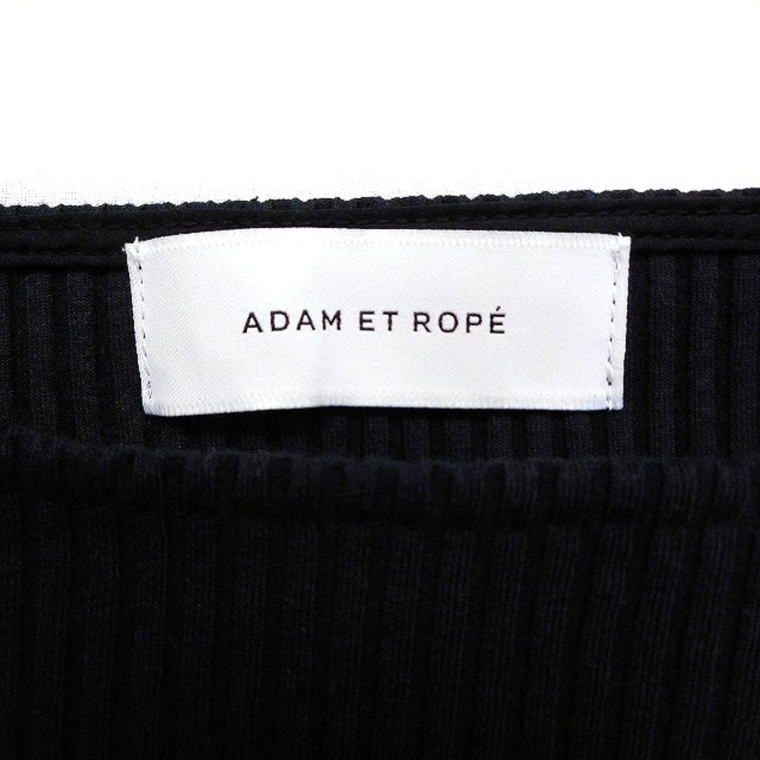 Adam et Rope'(アダムエロぺ)のアダムエロペ Adam et Rope' リブ カットソー 長袖 ボートネック レディースのトップス(カットソー(長袖/七分))の商品写真