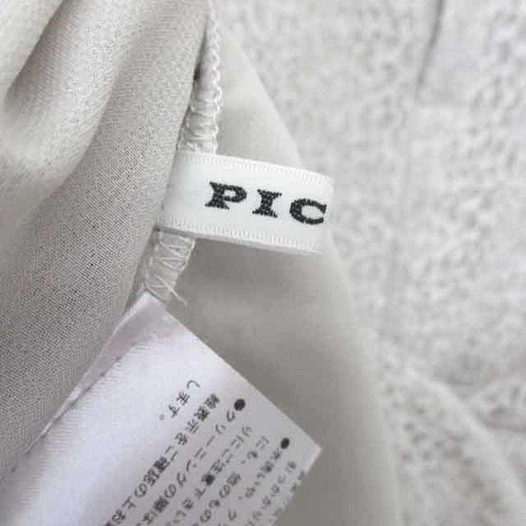 other(アザー)のピッチン PICCIN カットソー レース 袖シースルー 薄手 長袖 M グレー レディースのトップス(カットソー(長袖/七分))の商品写真