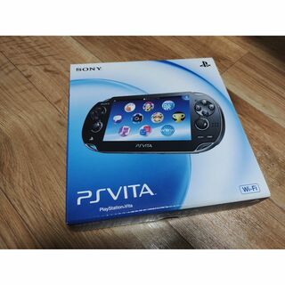ソニー(SONY)の【新品未使用】PS Vita Wi-Fi PCH-1000 クリスタルブラック(携帯用ゲーム機本体)