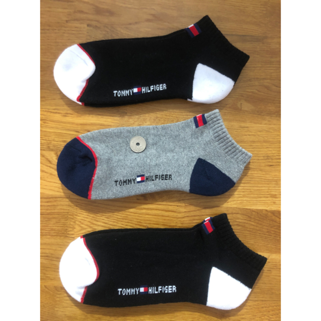 TOMMY HILFIGER(トミーヒルフィガー)の新品トミーヒルフィガーTOMMY HILFIGERメンズ3足セット411 メンズのレッグウェア(ソックス)の商品写真