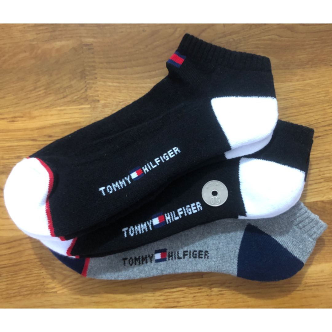 TOMMY HILFIGER(トミーヒルフィガー)の新品トミーヒルフィガーTOMMY HILFIGERメンズ3足セット411 メンズのレッグウェア(ソックス)の商品写真