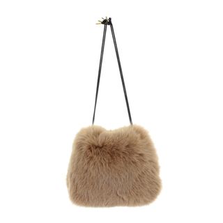 レア❤︎梨花愛用♡LUDLOW ラドロー ❤︎Fox fur bag ❤︎ライトピンク