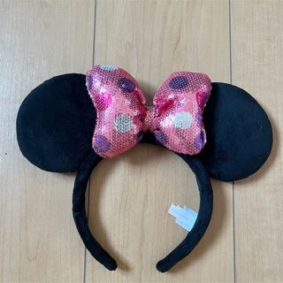 ディズニー(Disney)のディズニー　ミニーカチューシャ スパンコール(キャラクターグッズ)