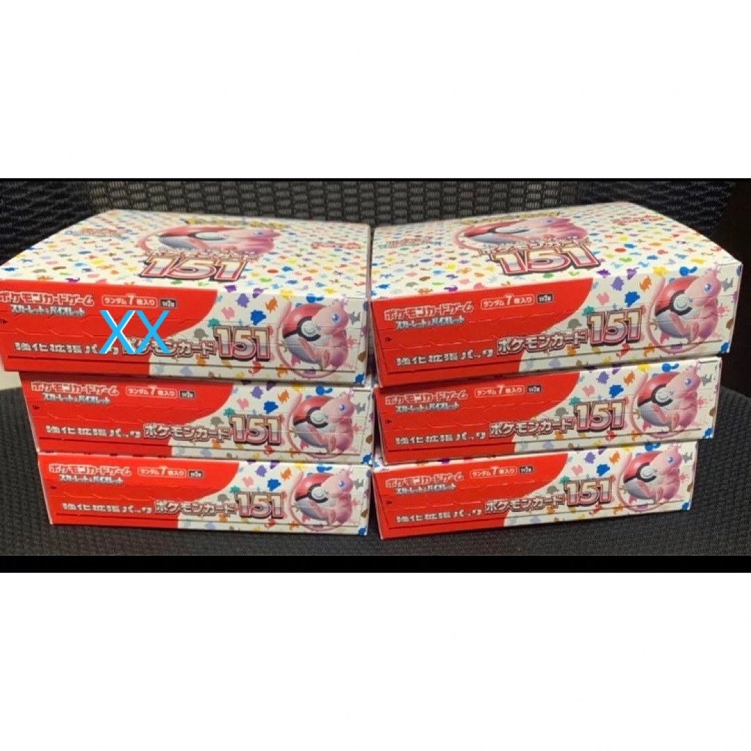 ポケモン カード 151 5BOX シュリンク無し 5ボックス 未開封 boxの通販