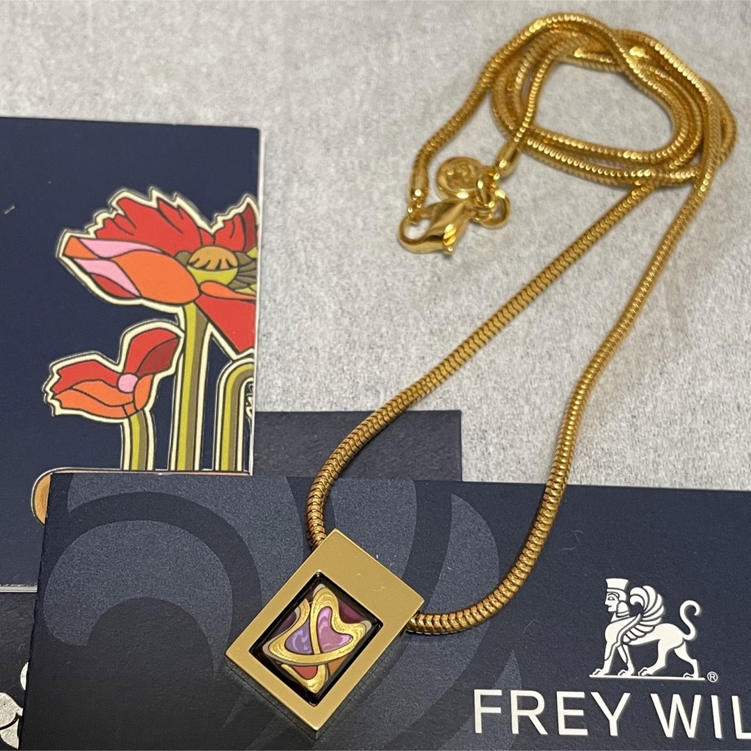 【希少】フライ ヴィレ(frey wille) アルフォンスミュシャ ネックレス レディースのアクセサリー(ネックレス)の商品写真