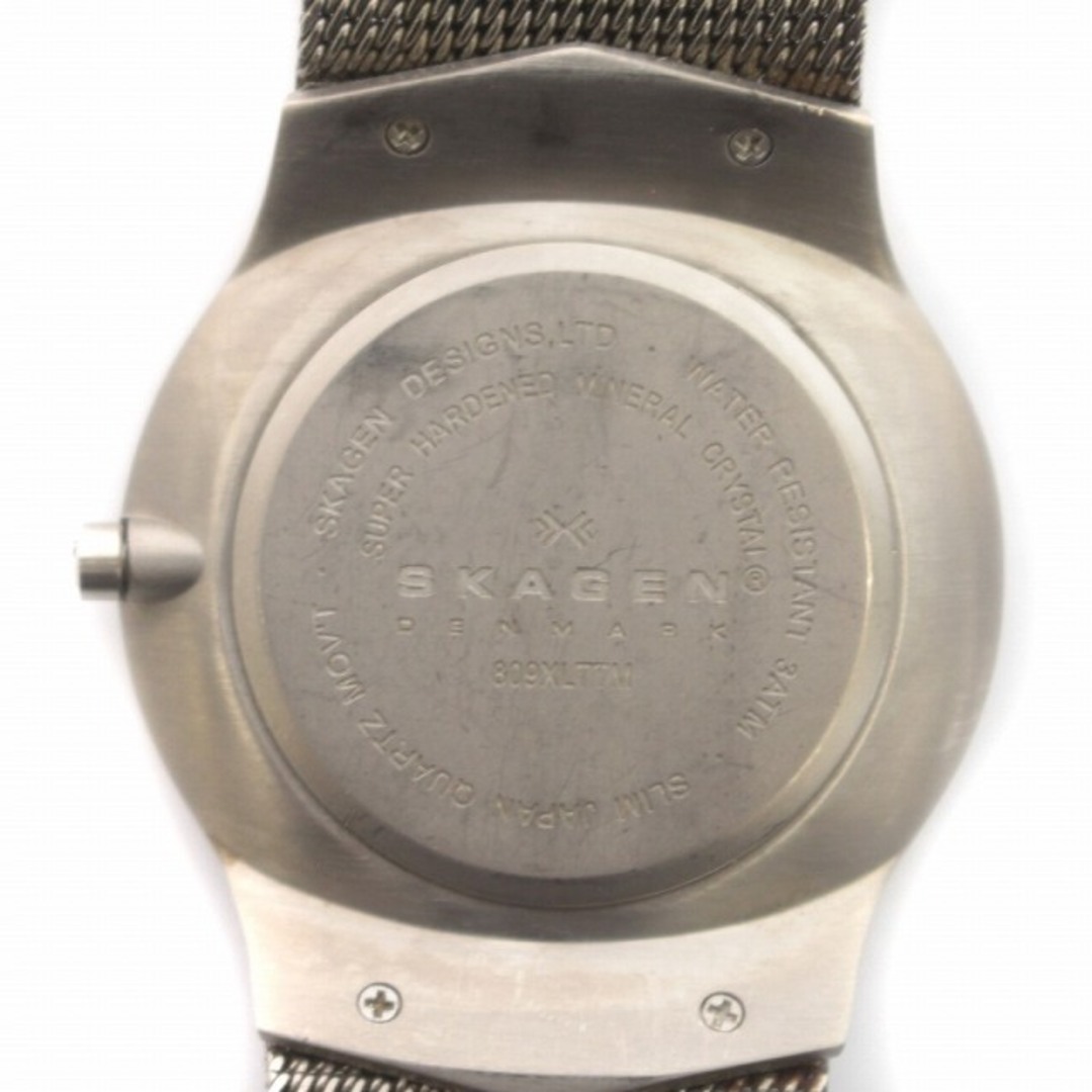 SKAGEN(スカーゲン)のSKAGEN 腕時計 クォーツ クロノグラフ シルバー色 809XLTTM メンズの時計(腕時計(アナログ))の商品写真