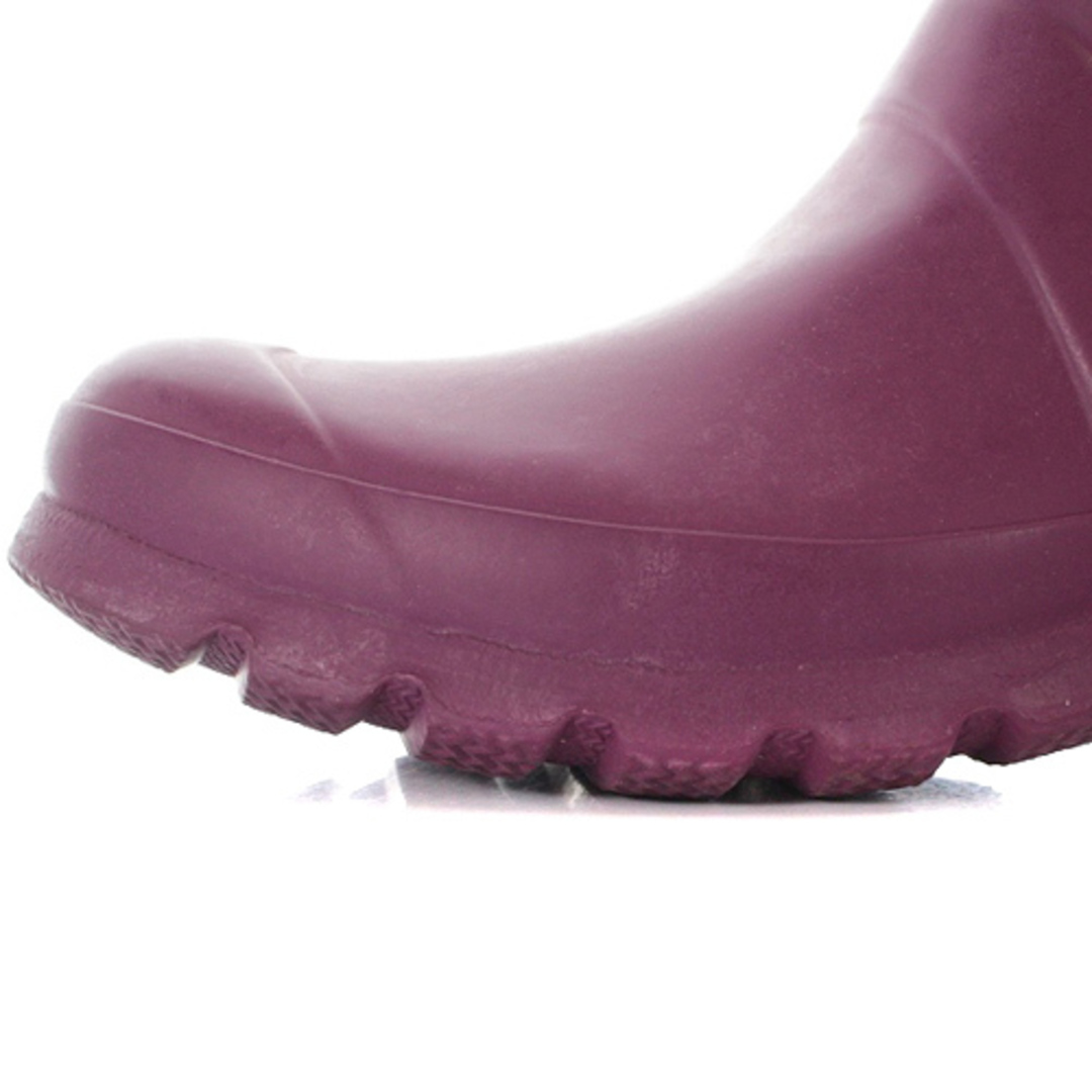 HUNTER(ハンター)のハンター レインブーツ 長靴 ロゴ UK5 24cm 紫 レディースの靴/シューズ(レインブーツ/長靴)の商品写真