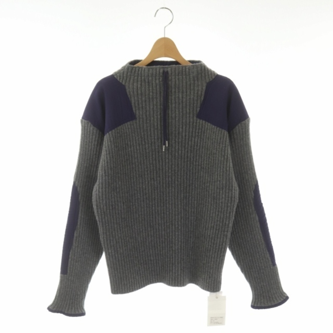 フミカ ウチダ RIB PATCHED SWEATER FU-Q-KT007