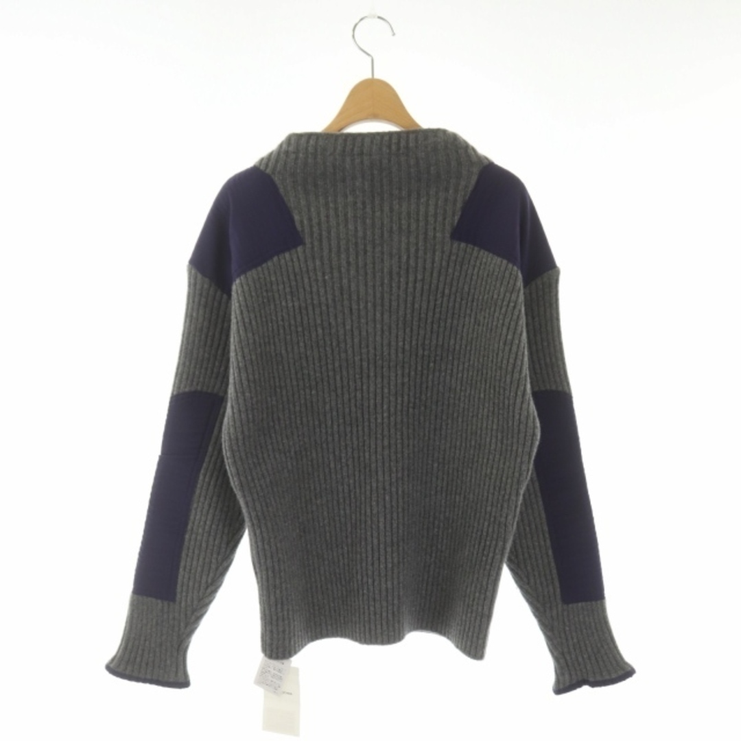 フミカ ウチダ RIB PATCHED SWEATER FU-Q-KT007 レディースのトップス(ニット/セーター)の商品写真