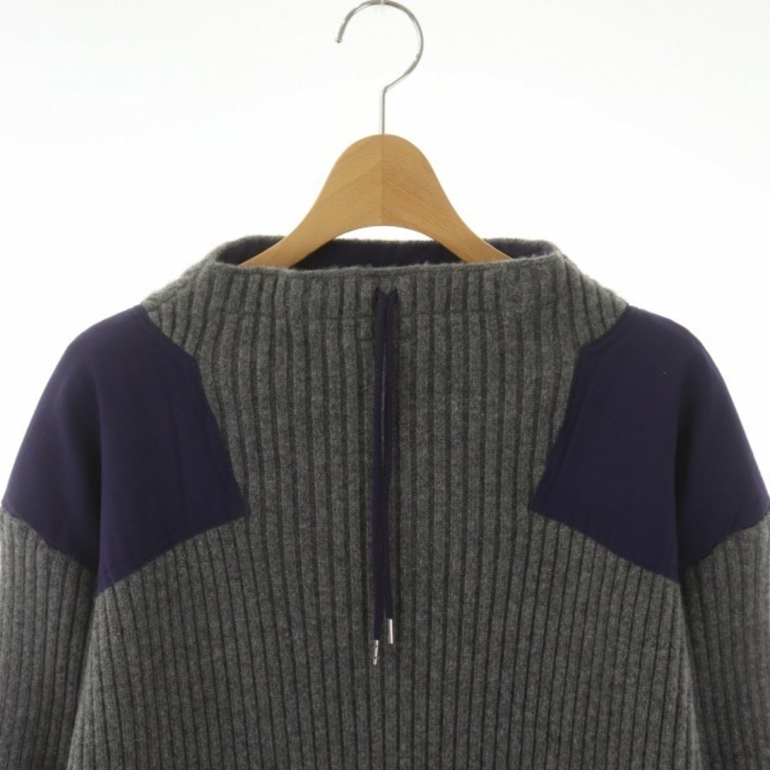 フミカ ウチダ RIB PATCHED SWEATER FU-Q-KT007 レディースのトップス(ニット/セーター)の商品写真