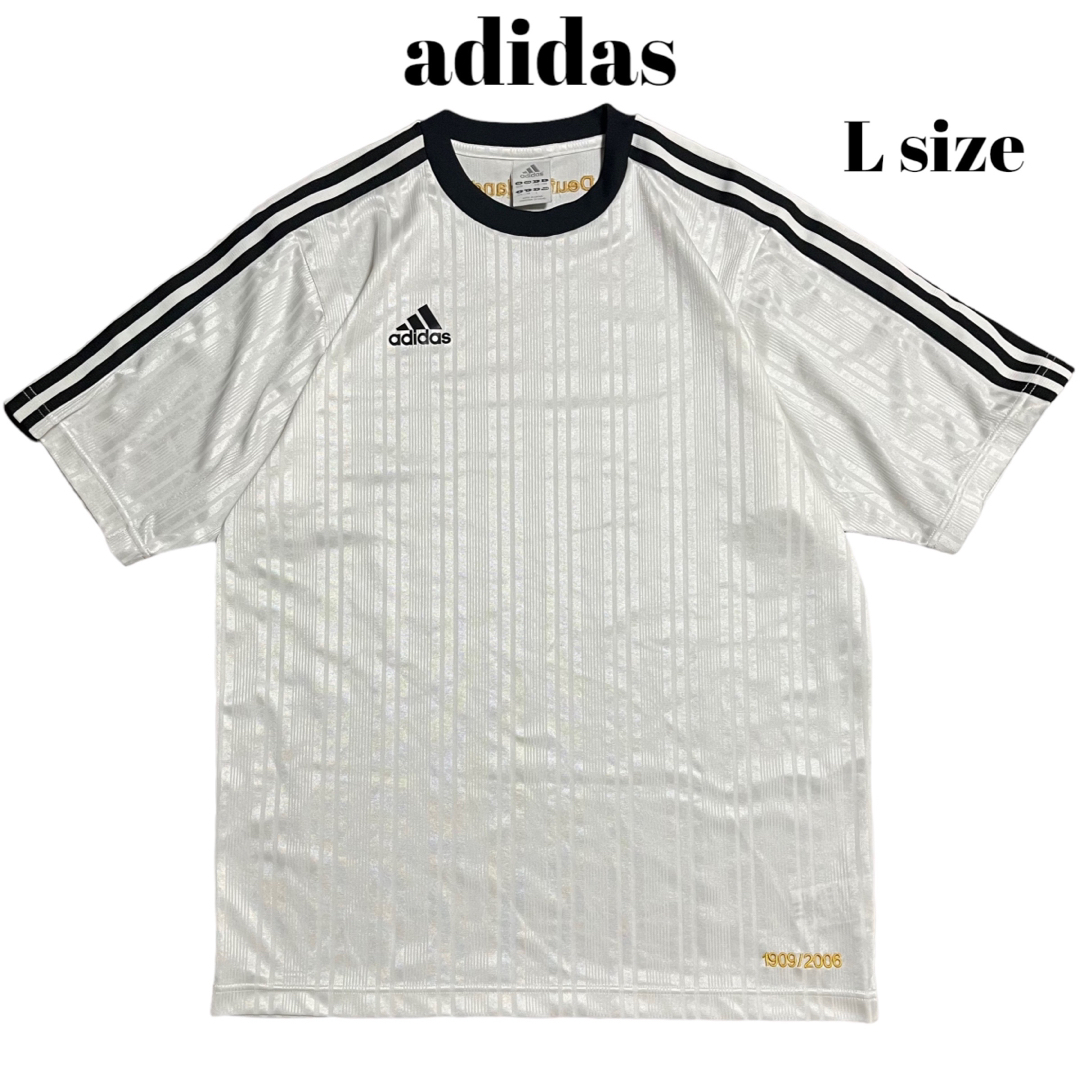 00’s adidas リンガーTシャツ ゲームシャツ ワンポイント Y2K