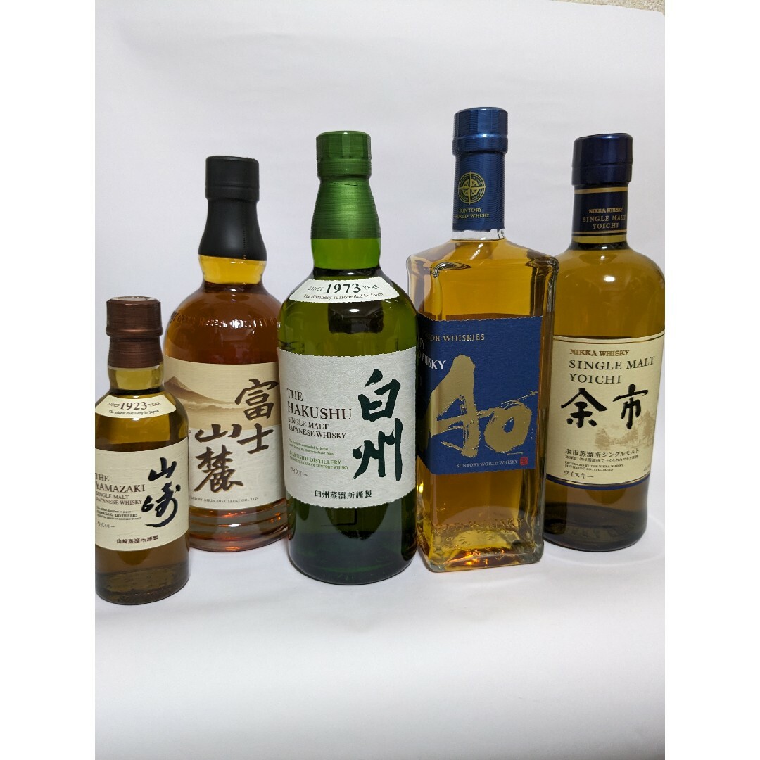 ５本セット Whisky 180ml サントリー 白州 HAKUSHU-