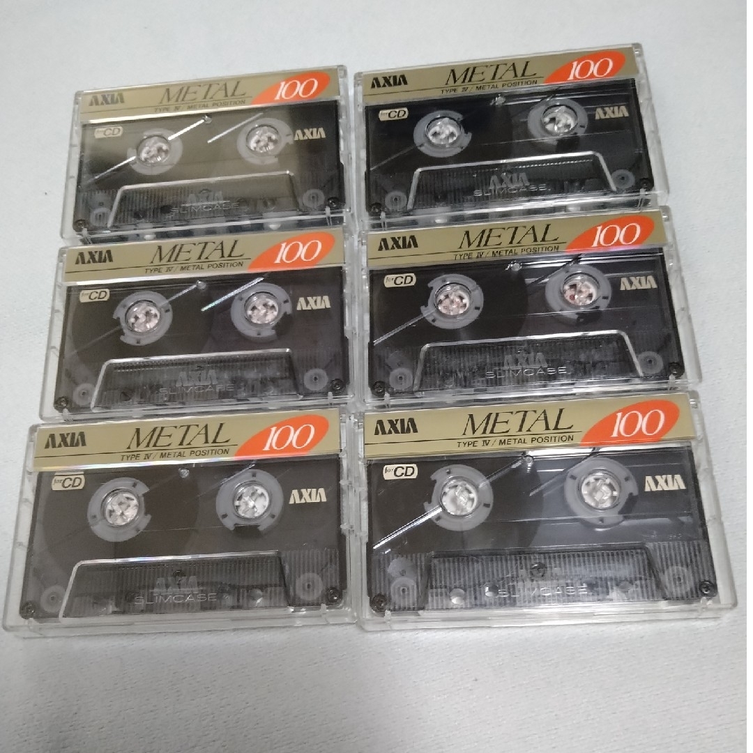 富士フイルム - 使用済みカセットテープ（3）（100分メタル✕6本）の