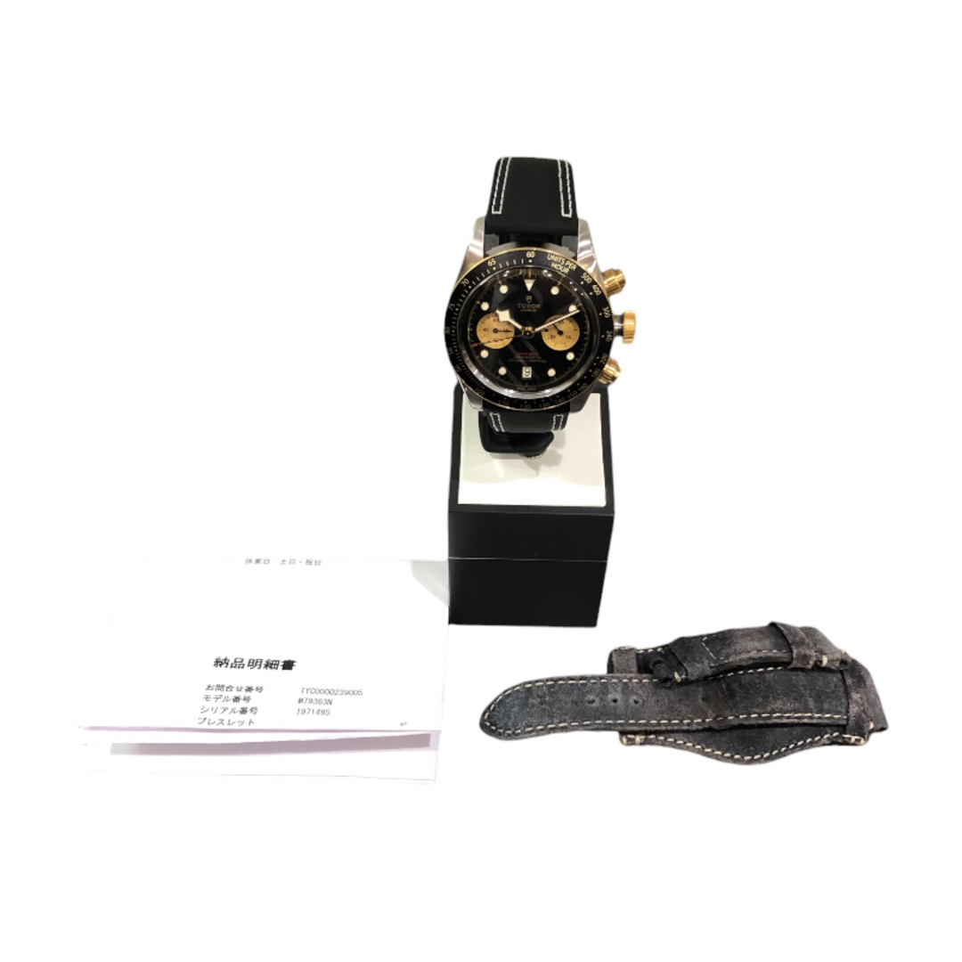 Tudor(チュードル)のチューダー/チュードル TUDOR ブラックベイ クロノグラフ S＆G 79363N ブラック K18/SS 自動巻き メンズ 腕時計 メンズの時計(その他)の商品写真